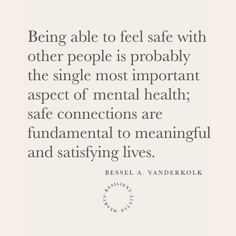 Feeling Safe with Others